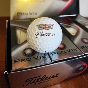 Cadillac branded Titleist Pro V1x golf balls